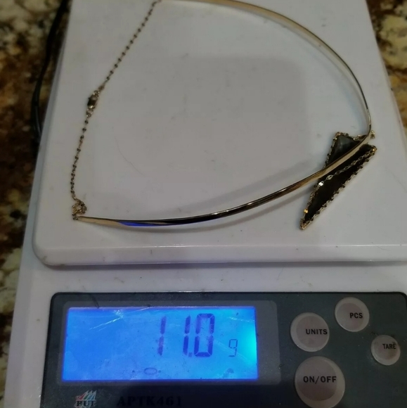 14k Yellow Gold Mother Of Pearl Quartz  Necklace - Picture 12 of 12